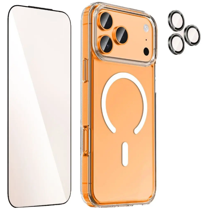 LANEX 3-IN-1 PROTECTION BUNDLE SET CLEAR IPHONE 17 PRO MAX