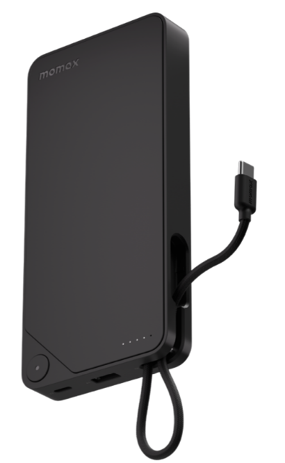 MOMAX 1-POWER X 20000mAh POWER BANK WITH BUILT-IN USB-C CABLE