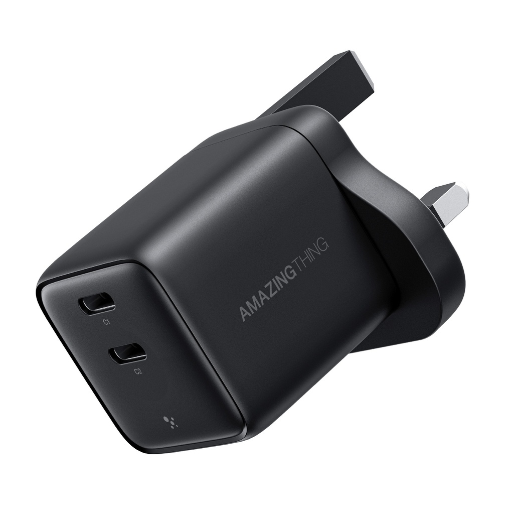 AMAZINGTHING PD45W GAN POCKET UK CHARGER BLACK