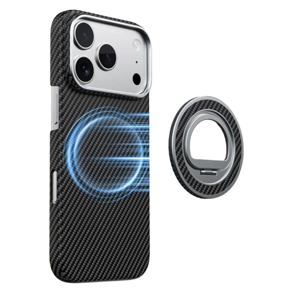 LANEX 600D SERIES PHONE CASE WITH STAND BLACK IPHONE 17 PRO 