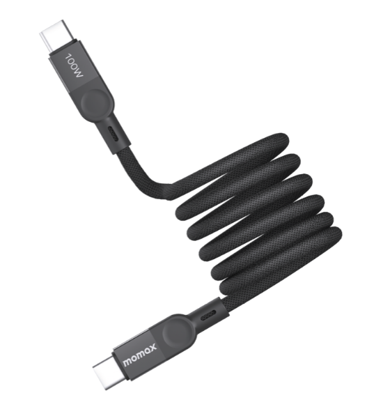 MOMAX ELITE MAG LINK 100W USB-C TO USB-C MAGNETIC CABLE 1M