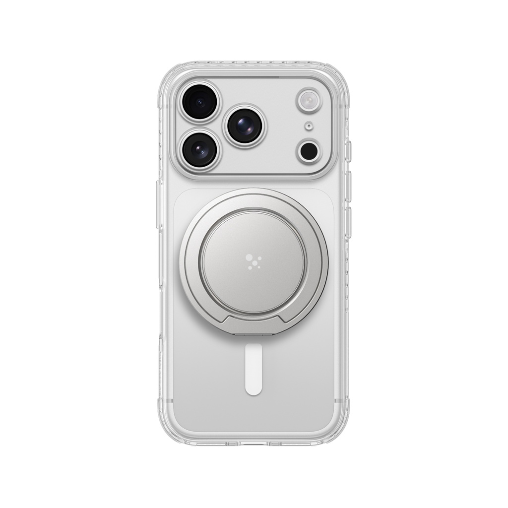 AT TITAN PRO MAG LENS POP RING SET CASE FOR IPHONE 18 PRO 6.3'' CLEAR