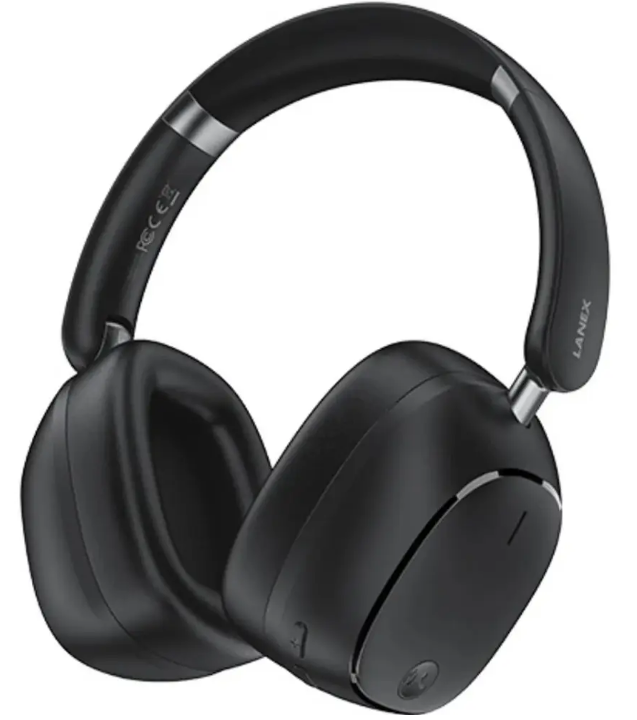 LANEX BLUETOOTH WIRELESS ON EAR HEADPHONE BLACK