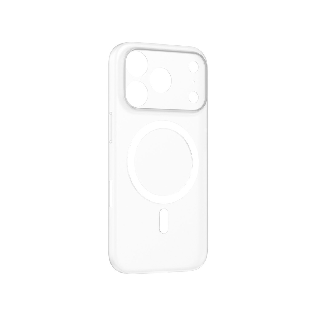 MOMAX SŌMA SLIM ULTRA-THIN MAGNETIC CASE IPHONE 18 PRO_TRANSPARENT WHITE