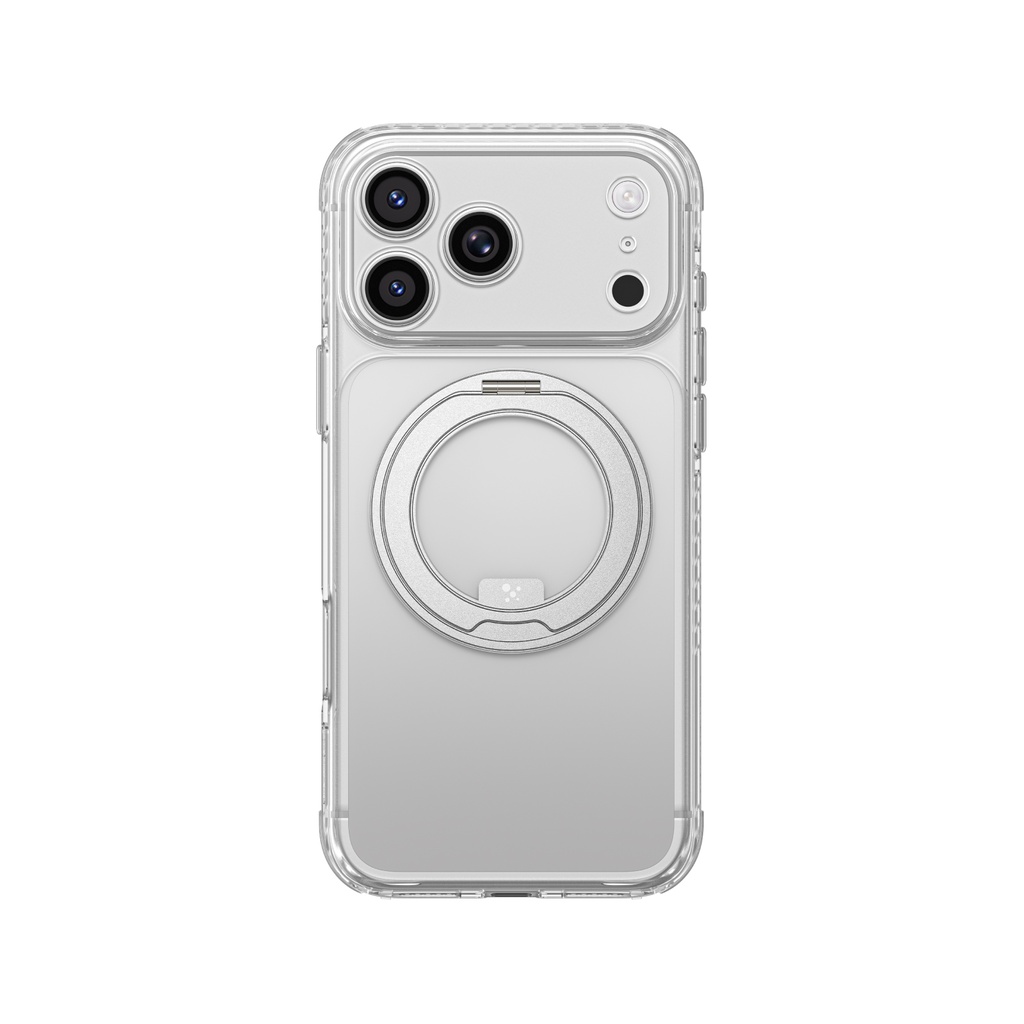 AT TITAN PRO MAG LENS SPIN CASE FOR IPHONE 18 PRO MAX 6.9'' CLEAR