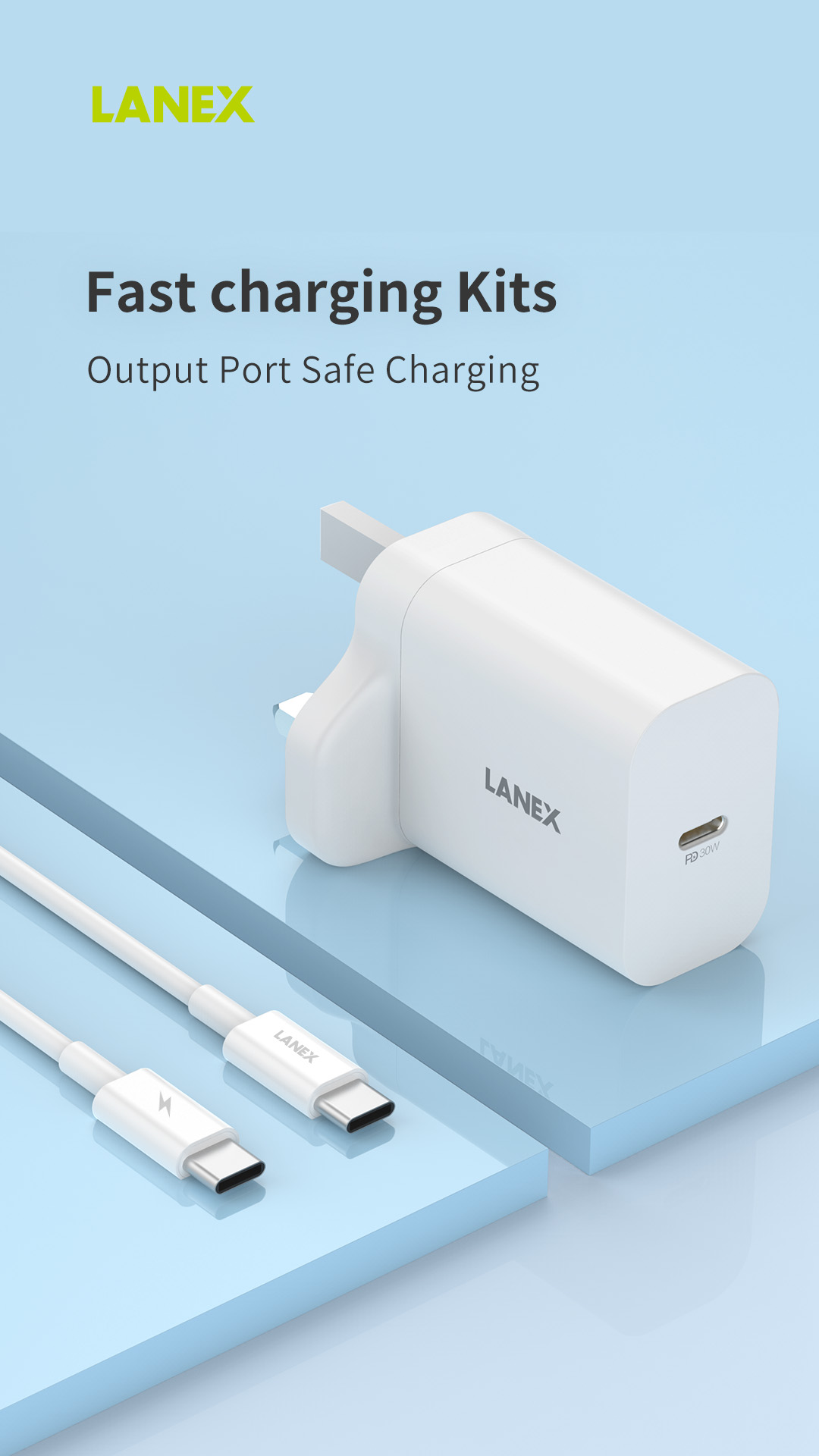 LANEX COMPACT CHARGER 30W 